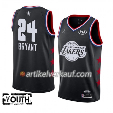 NBA Los Angeles Lakers Trikot Kobe Bryant 24 2019 All-Star Jordan Brand Schwarz Swingman - Kinder